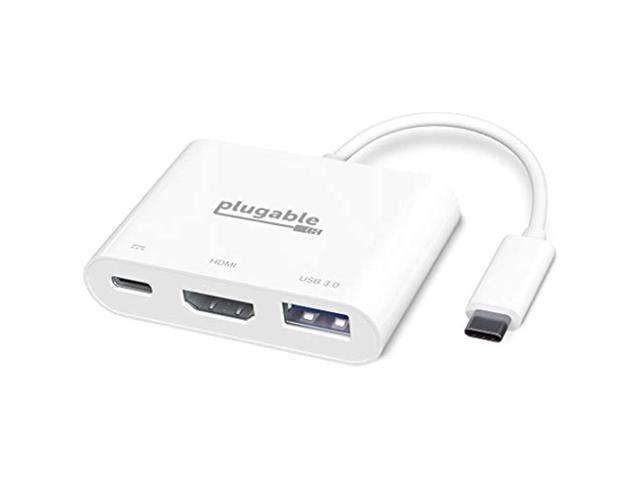 Plugable USB-C to HDMI Multiport Adapter, 3-in-1 USB-C Hub with 4K HDMI Output, USB 3.0 and USB-C Charging Port - image 8