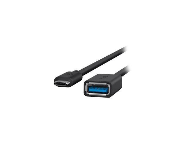 Belkin - USB-C to USB 3.0 Adapter with Charging and 10Gbps Data Transfer, Compatible with Apple and Chromebook Devices 5-Inch - Black - image 5