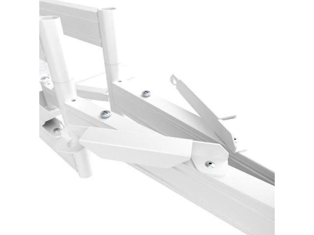 Kanto - Full-Motion TV Wall Mount for Most 37" - 75" TVs - Extends 21.8" - White - image 5