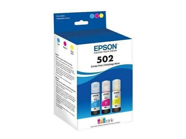 Epson T502 Multi-Color EcoTank Ink Bottle Pack (Cyan, Magenta, Yellow) - image 6