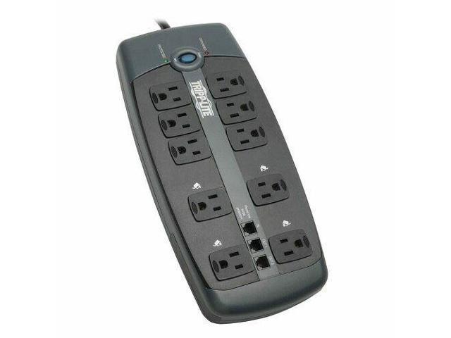 TRIPP LITE TLP1008TEL 8 Feet 10 + TEL Outlets 2395 Joules Protect It! Surge Suppressor
