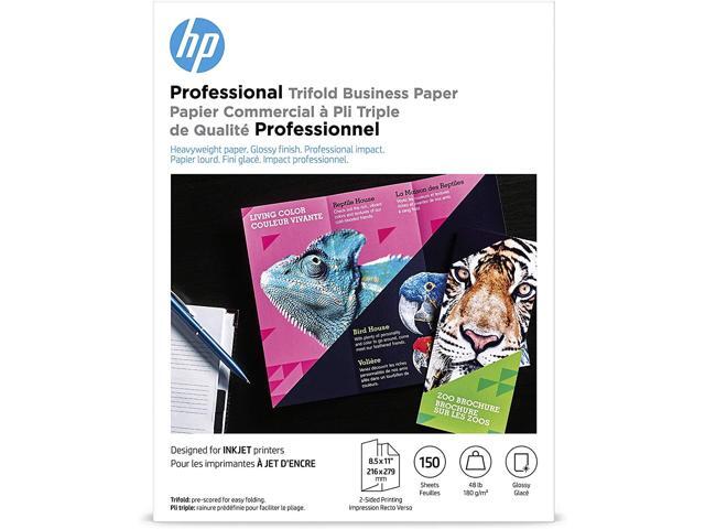 HP Professional Trifold Business Glossy Brochure 4WN12A