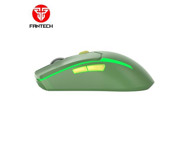 FANTECH Wireless Gaming Mouse,Medium-size,Ergonomic Hand Grips,2.4 GHz wreless Fast charge,RGB Gamer Desk Laptop PC Gaming Mouse, for Windows...