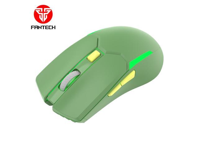 FANTECH Wireless Gaming Mouse,Medium-size,Ergonomic Hand Grips,2.4 GHz wreless Fast charge,RGB Gamer Desk Laptop PC Gaming Mouse, for Windows...