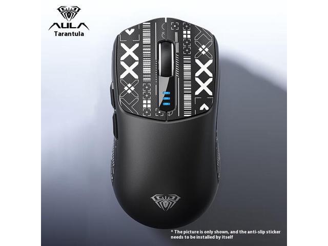 AULA SC580, Wired USB/2.4G Wireless/Bluetooth Mouse, Customised Macro Programming, 7 Buttons, Transparent Triple Mode, For Windows 2000/ XP/7/8/10...