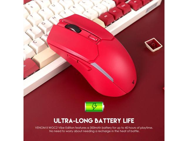 FANTECH Wireless Gaming Mouse,Medium-size,Ergonomic Hand Grips,2.4 GHz wreless Fast charge,RGB Gamer Desk Laptop PC Gaming Mouse, for Windows...