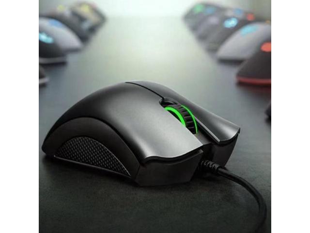 AULA DeathAdder Essential Gaming MouseErgonomic design 6400 DPI Optical Sensor - 5 Programmable Buttons - Mechanical Switches - Rubber Side Grips -...