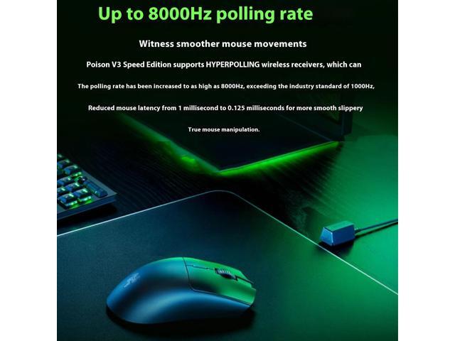 AULA Viper V3 HyperSpeed Wireless Esports Gaming Mouse: 82g Lightweight - 280 Hr Battery Life- 30K DPI Optical Sensor - Gen-2 Mechanical Switches -...