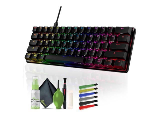 HyperX Alloy Origins 60 - Mechanical Gaming Keyboard - Ultra Compact 60% Form Factor - Tactile Aqua Switch - Double Shot PBT Keycaps - RGB LED...