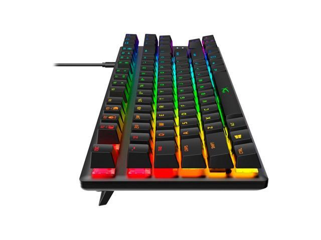 HyperX Alloy Origins Core 87-key TKL Gaming Mechanical Keyboard, RGB Phantom Colours, Compact, Metal Frame, Compact and Efficient, Hot Swappable,...