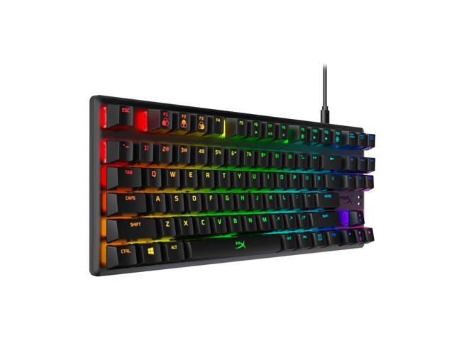 HyperX Alloy Origins Core 87-key TKL Gaming Mechanical Keyboard, RGB Phantom Colours, Compact, Metal Frame, Compact and Efficient, Hot Swappable,...