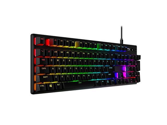 HyperX Alloy Origins 104-Key Gaming Keyboard, Full Size Wired Mechanical Keyboard, Compact Form Factor, RGB LED Backlighting, 8000HZ, Hot...