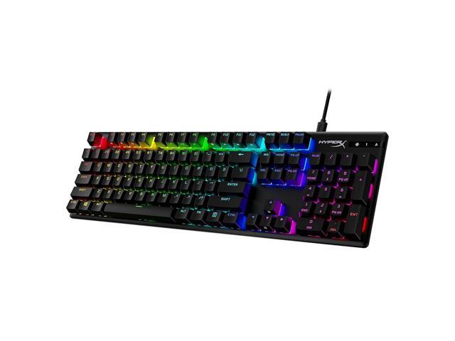 HyperX Alloy Origins 104-Key PBT Version Gaming Keyboard, Full Size Wired Mechanical Keyboard, Compact Form Factor, RGB LED Backlighting, 8000HZ,...