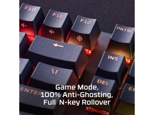 HyperX Alloy Origins 104-Key PBT Version Gaming Keyboard, Full Size Wired Mechanical Keyboard, Compact Form Factor, RGB LED Backlighting, 8000HZ,...