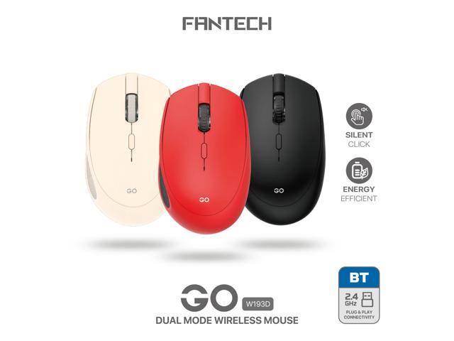 FANTECH GOW193D Red Gaming Mouse -Slient Click,Energy Efficient,Plug & Play Connectivity,1600DPI Adjustable,57g,5 Buttons,Ergonomic Design for...