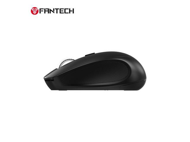 FANTECH GOW193D Black Gaming Mouse -Slient Click,Energy Efficient,Plug & Play Connectivity,1600DPI Adjustable,57g,5 Buttons,Ergonomic Design for...