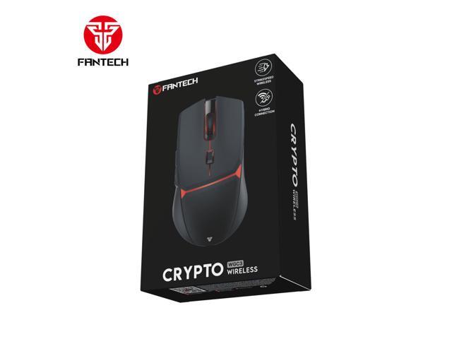 FANTECH BLAKE Wireless WGC5S Black Gaming Mouse - Huano Blue Shell White Dots,UpTo 70Hours,Pixart 3311 Sensor,6D Macro Function,12000DPI...