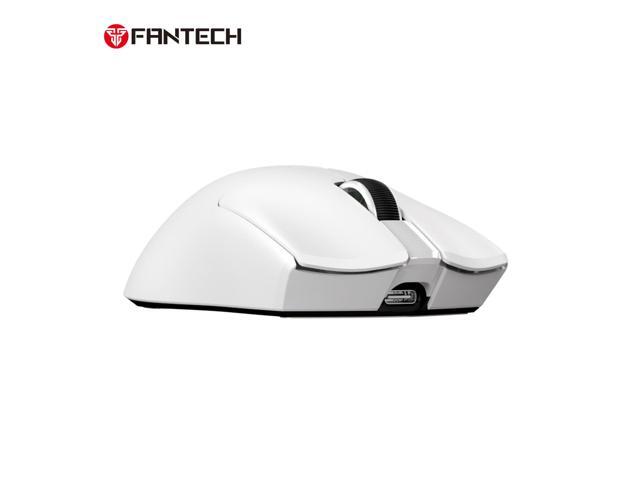 FANTECH TANTO WG13 Wireless Gaming Mouse - 26000 DPI, Tri-Mode (BT5.0/2.4G/Wired), 58g Ultra-Light, PixArt PAW3395, 44Hr Battery(White)