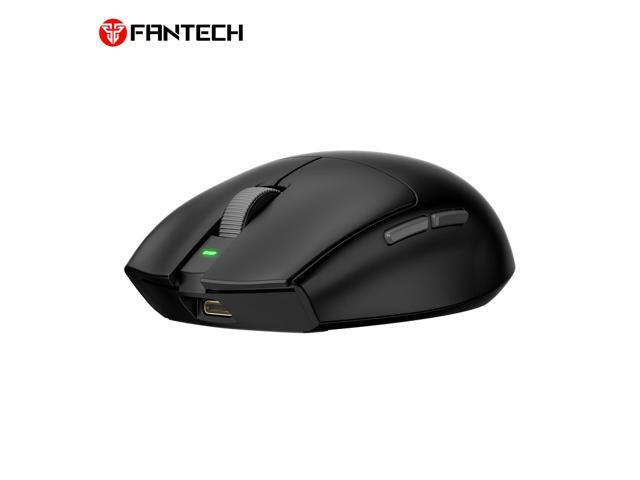 FANTECHARIA II PRO XD7V2P Black Gaming Mouse - 53g,70Hours Battery Life,Pixart 3395 Sensor,Tri- Mode Connectivity,Ultra-Grippy coating,,Ergonomic...