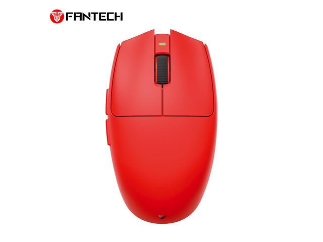 FANTECH ARIA II XD7V2 Red Gaming Mouse - 53g,70Hours Battery Life,Pixart 3395 Sensor,Tri- Mode Connectivity,Ultra-Grippy coating,,Ergonomic Design...