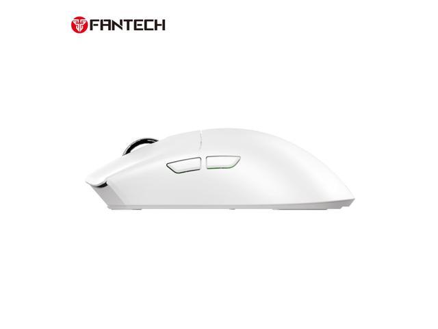 FANTECH TANTO EWG13E Black Gaming Mouse - 12000DPI, 2.4GHzWireless Connection, Huano Transparent Green Shell White Dots,45Hours Battery...