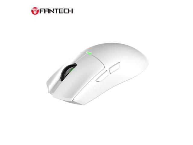FANTECH TANTO EWG13E Black Gaming Mouse - 12000DPI, 2.4GHzWireless Connection, Huano Transparent Green Shell White Dots,45Hours Battery...