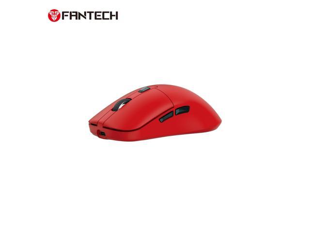 FANTECH KANATA WIRELESS S WG9S Red Gaming Mouse - 12000 DPI, Dual Mode Connectivity,Huano Blue Shell White Dots,70+Hours Battery Life,Pixart 3311...