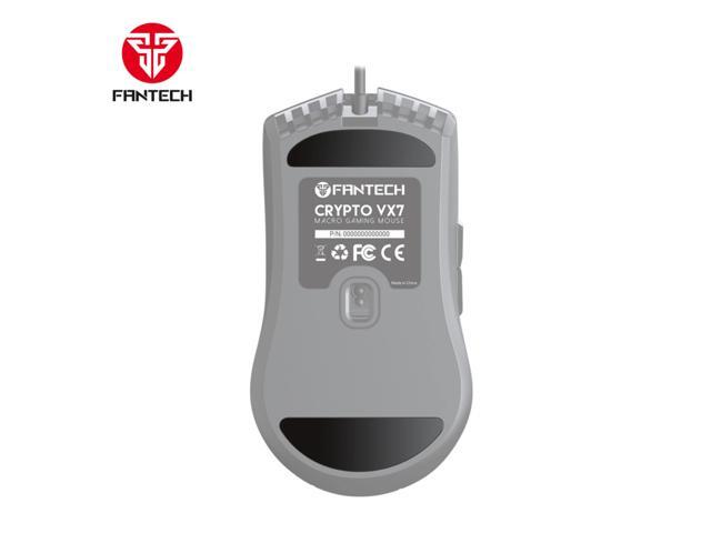 FANTECH CRYPTO VX7 White Wired Gaming Mouse,8000 DPI Adjustable, 6 Buttons,10 MILLION CLICKSFantech CRYPTO VX7 designed with 4 lighting colors,...