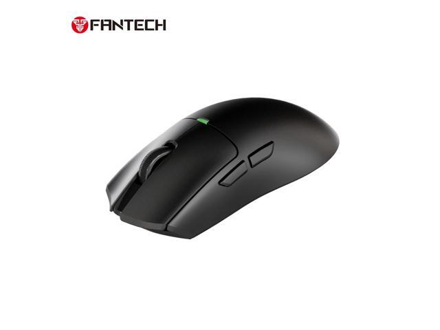 FANTECH TANTO EWG13E Black Gaming Mouse - 12000DPI, 2.4GHzWireless Connection, Huano Transparent Green Shell White Dots,45Hours Battery...