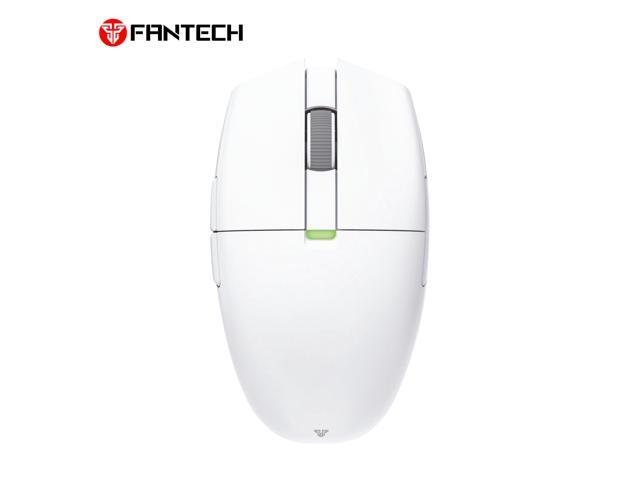 FANTECH ARIA E XD7E White Gaming Mouse - Huano Transparent Blue Shell Pink Dots,70Hours Battery Life,Pixart 3311 Sensor,Dual Mode...