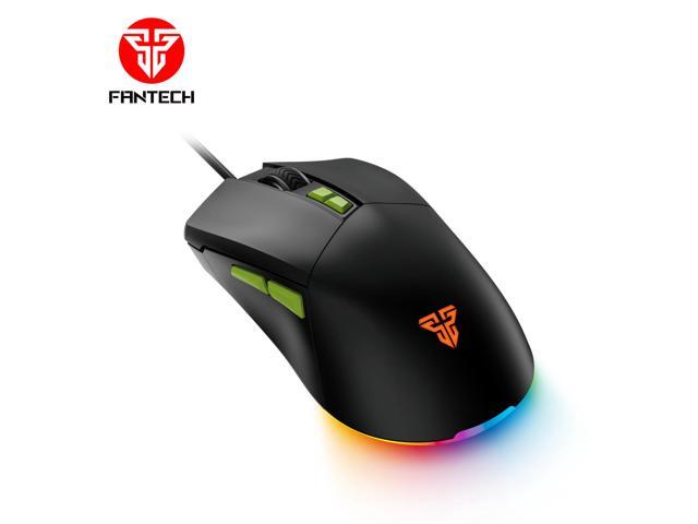 FANTECH VENOM GO VX6 Black Wired Gaming Mouse,2400 DPI Adjustable, 7 Buttons,20 MILLION CLICKSRGB Lighting Effect, 7D Macro Function...