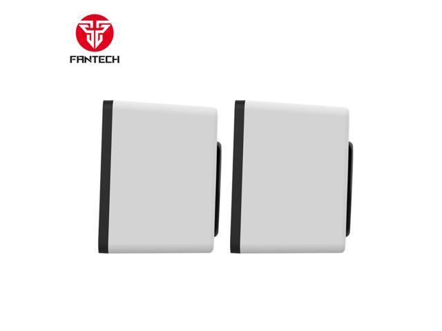 FANTECH BEAT GS203 Wired Moble Gaming And Music Speaker,Bass Memerane,HI-RES Audio,Multi-Plaform Compatiblity,3.5mm Plug And USB Plug, White