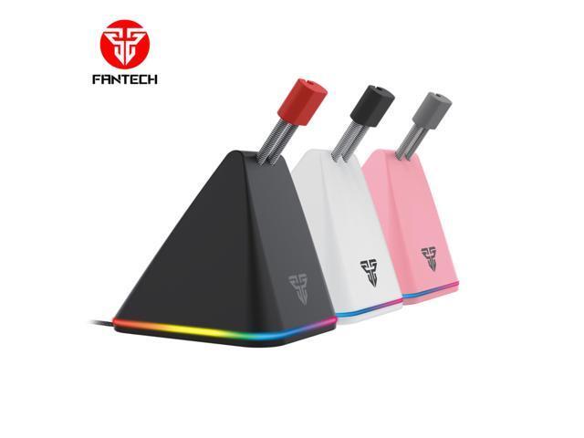 FANTECH MBR01 Mouse Bungee,9 step adjustable,110mm-150mm with OLED Screen, RBG Control,Extreme Stability and - Rubber Clip Compatible,black