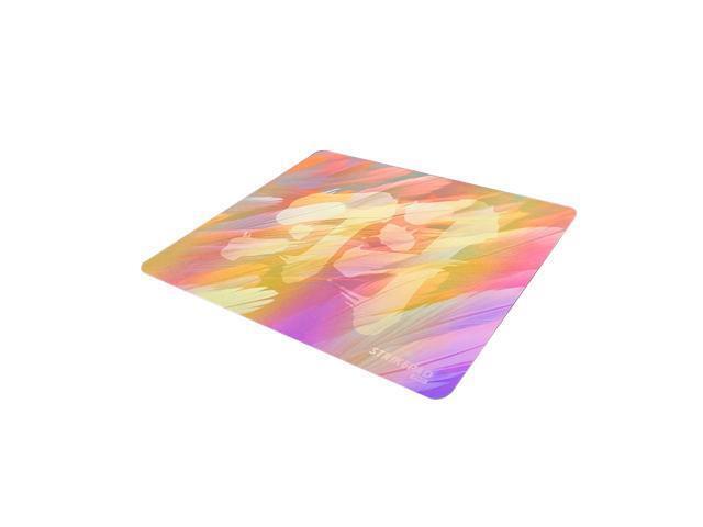 Fantech Chinese Style Mousepad, MST491, Holographic Design, Herringbone Rubber Base, Liquid-Resistant Surface (49cm × 42cm) Mousepad, Red