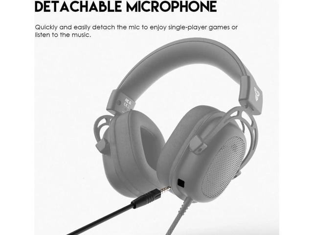 FANTECH Sonata MH90 Multi Platform Gaming Headset, with Noise Canceling Microphone, 53mm Driver Headphone for PC, Lightweight and comfortable, Black