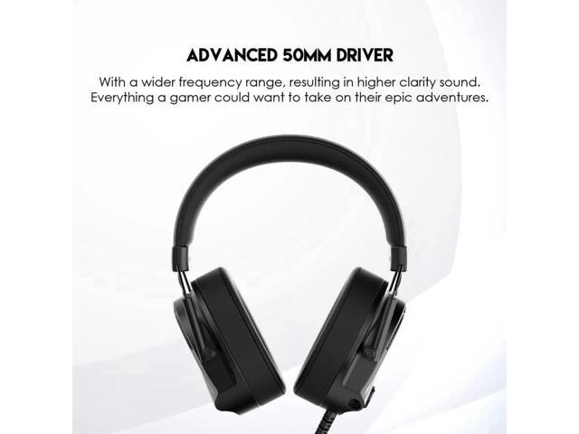FANTECH ALTO MH91 Multi-platform Gaming Headset, with Detachable Microphone Headphone, with 3.5mm Plug 50mm Drivers, Black