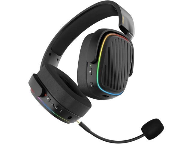 FANTECH HARMONY WHG02 wireless bluetooth headphones, with tri mode connection, 4OMM DRVERS FOR CEAR AUDO, Black