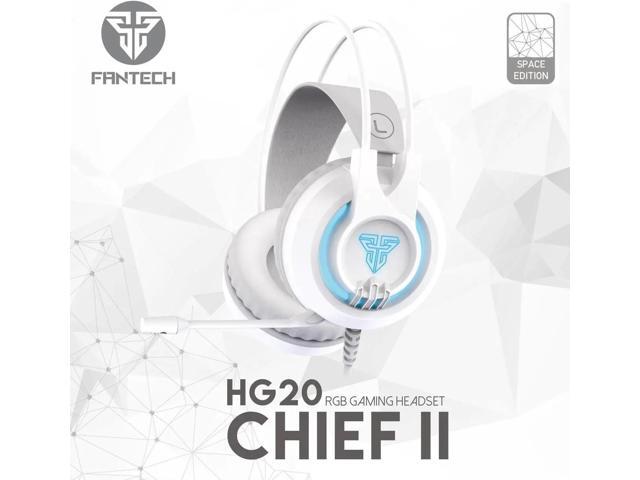 FANTECH CHIEF II HG20 Gaming Headset with noise cancellation Headphone, suspension headband, USB+3.5mm Plug Type, White