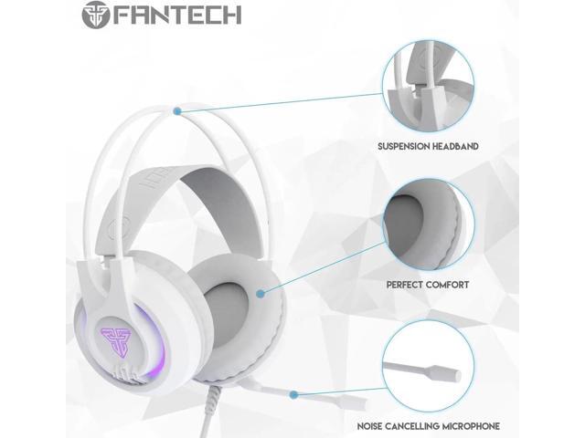 FANTECH CHIEF II HG20 Gaming Headset with noise cancellation Headphone, suspension headband, USB+3.5mm Plug Type, White