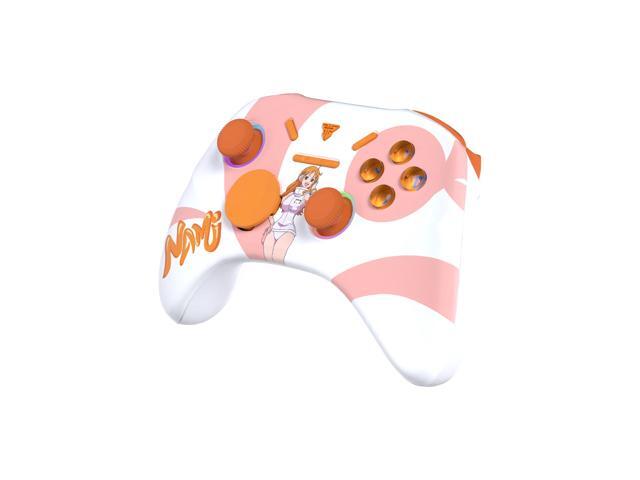 FANTECH WGPI5V2A Nami Gaming Controller, One Piece Edition, Wireless Tri-Mode (2.4G/Bluetooth 5.0/Wired),Hall Effect Trigger Buttons, Four-Level...