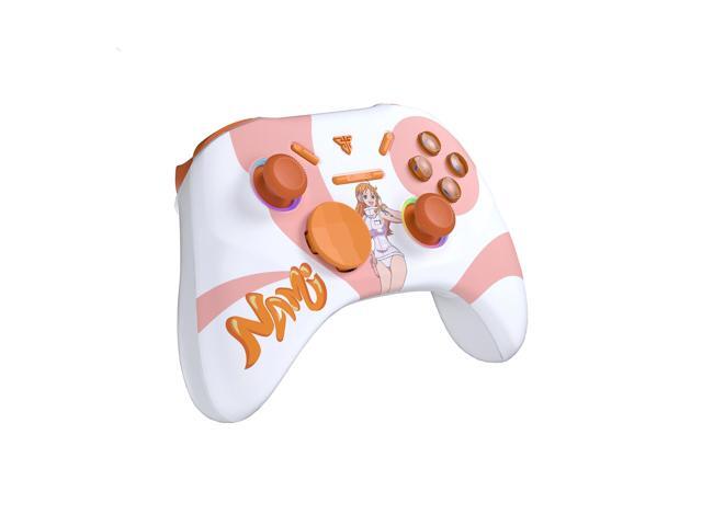 FANTECH WGPI5V2A Nami Gaming Controller, One Piece Edition, Wireless Tri-Mode (2.4G/Bluetooth 5.0/Wired),Hall Effect Trigger Buttons, Four-Level...