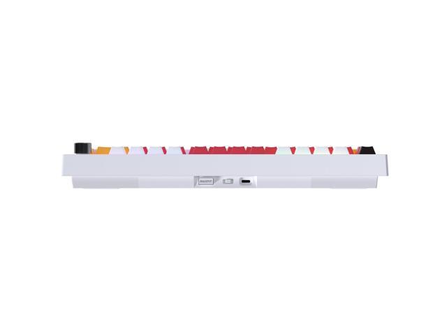 FANTECH MK921 Gaming Mechanical Keyboard,One Piece Edition, Wireless/Wired/BT Connection,RBG Controls, 80 Keys, USB-C Interface, White Shaft,...