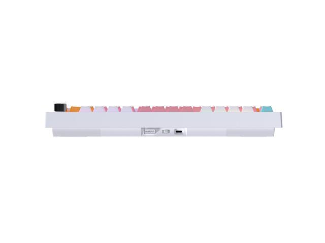 FANTECH MK921 Gaming Mechanical Keyboard,One Piece Edition, Wireless/Wired/BT Connection,RBG Controls, 80 Keys, USB-C Interface, White Shaft,...