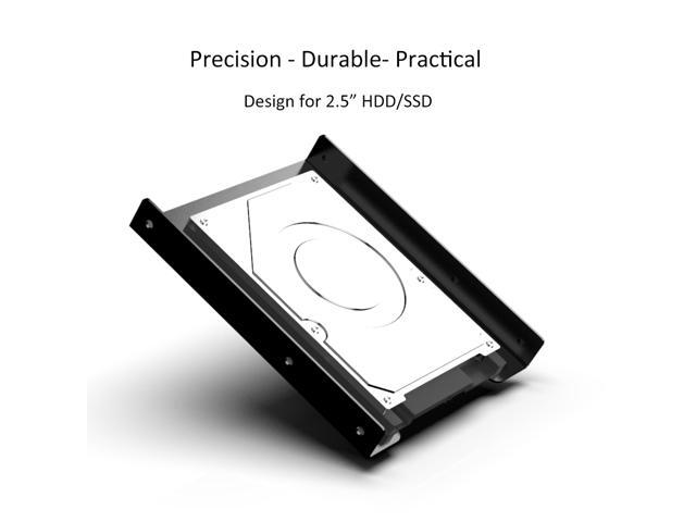 GLOTRENDS 2.5 to 3.5 Inch SSD HDD Holder Metal Mounting Bracket (2 packs)