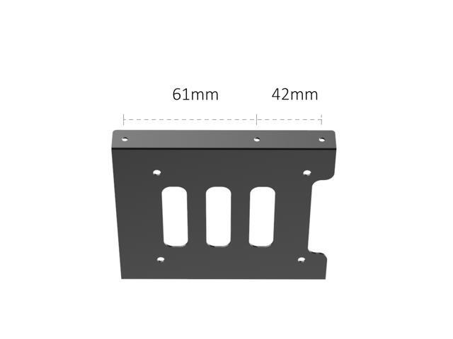 GLOTRENDS 2.5 to 3.5 Inch SSD HDD Holder Metal Mounting Bracket (2 packs)