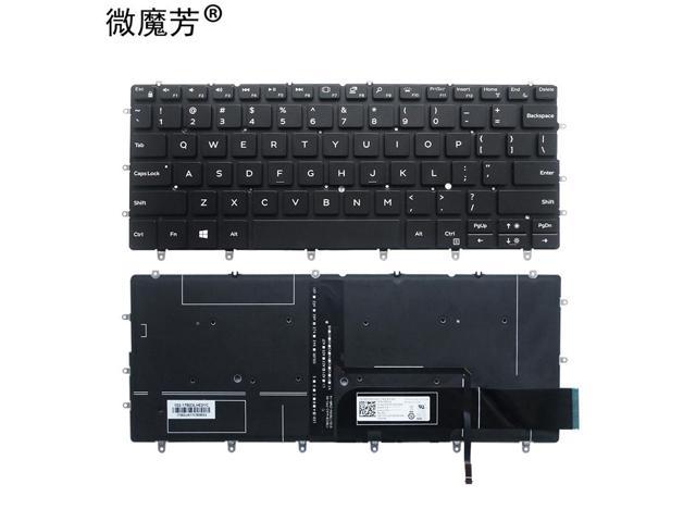 English keyboard For DELL XPS 13 9370 13-9370 13-9370-D1705S 9317 13-9380 laptop keyboard US BLACK notebook keyboard