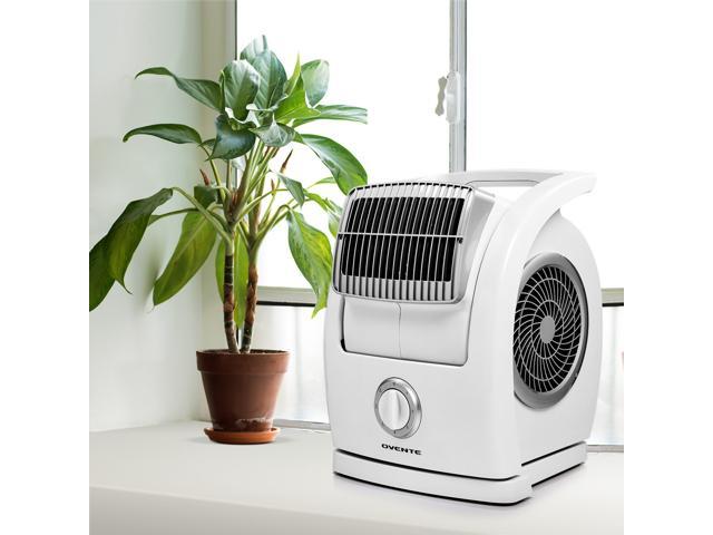 Ovente Cool Breeze Electric Rotating Home Floor Fan with 3 Speed Control 2 Adjustable Air Flow Control, High Velocity Powerful Blower Machine with...