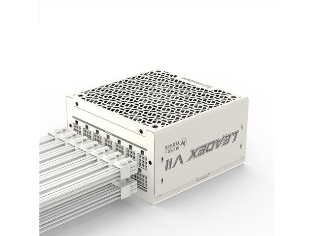 Super Flower Leadex VII XP 1200W 80+ Platinum, Cybenetics Platinum, Full Modular, ATX 3.1, W/12V-2*6 Cable (2x8pin - 16pin native cables), Power...