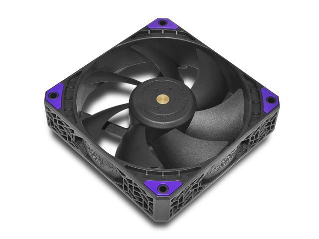 Super Flower, MEGACOOL High Static Pressure 120mm fan, 3pcs pack, 12-pole motor, PWM, Black, Computer Case Fan, Anti-Vibration Mounting Pads,...