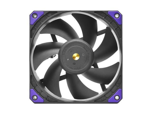 Super Flower, MEGACOOL High Static Pressure 120mm fan, 3pcs pack, 12-pole motor, PWM, Black, Computer Case Fan, Anti-Vibration Mounting Pads,...
